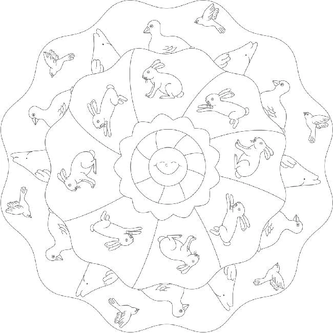 Mandalas Animaux 203